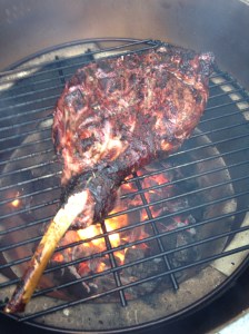 reverse sear big green egg