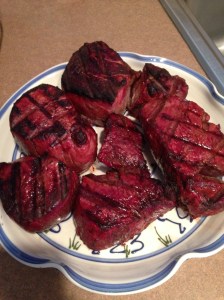 filet mignon on big green egg