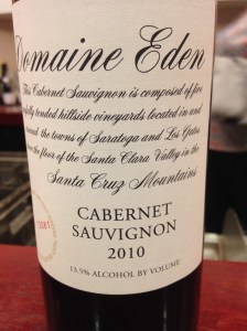 domaine eden cabernet sauvignon