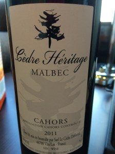 cedre heritage malbec cahors