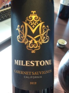 milestone cabernet sauvignon
