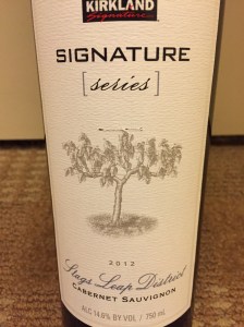 kirkland signature series cabernet sauvignon stags leap