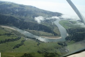 The Russian River, from above