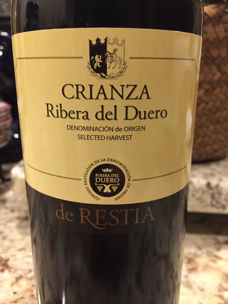 Bodegas Resalte de Penafiel 'de Restia' Crianza Selected Harvest, Ribera del Duero, Spain