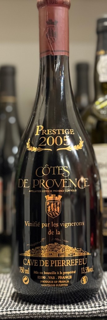 Les Vignerons de Pierrefeu Cotes de Provence Pierrefeu Prestige Rouge