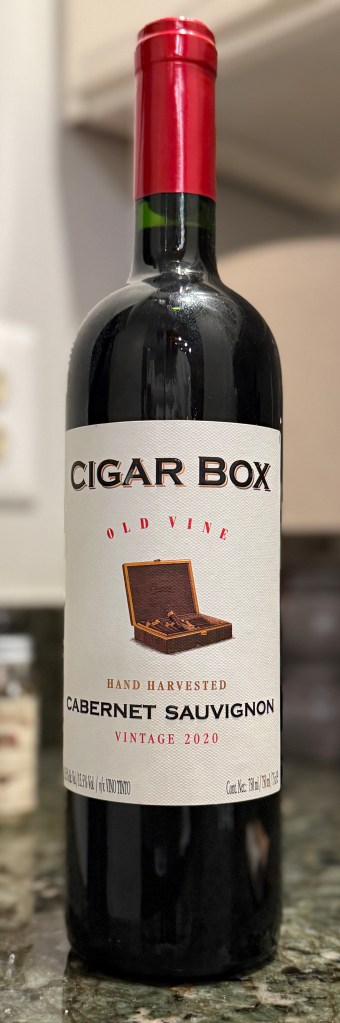 Cigar Box Old Vine Hand Harvested Cabernet Sauvignon