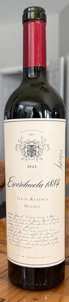 Bodegas Escorihuela Gascon 1884 Gran Reserva Malbec